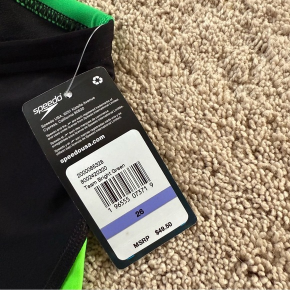 NWT Boys Splice Jammer Green 26 - Picture 4 of 7